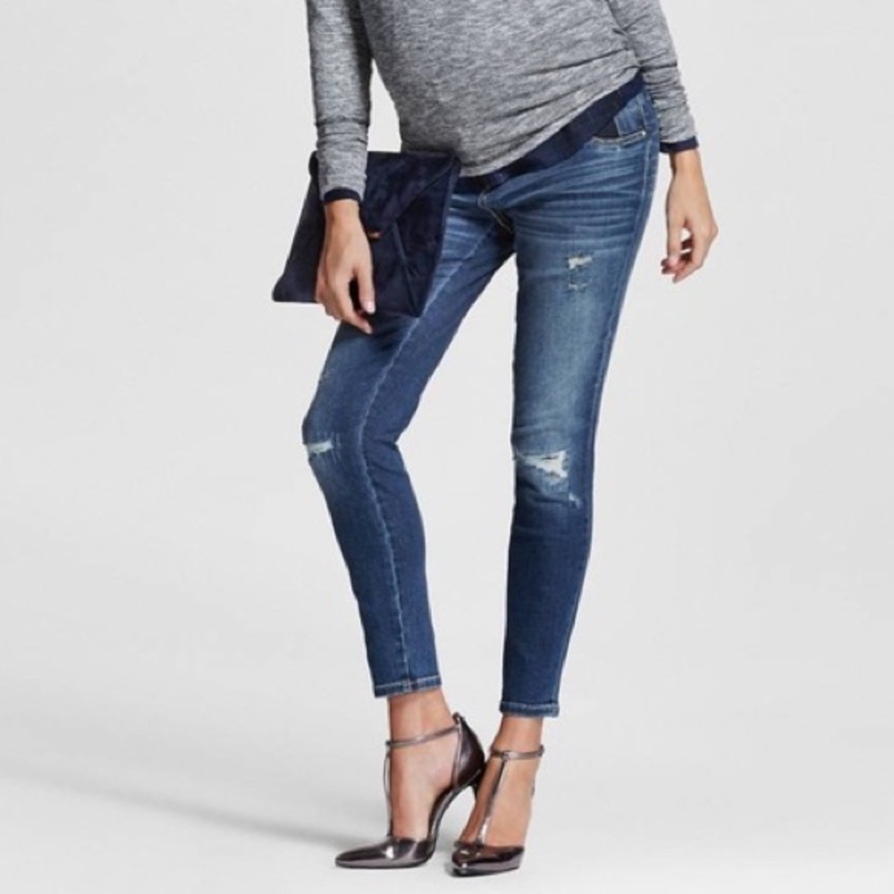 Liz Lange Maternity Ankle Skinny Jeans